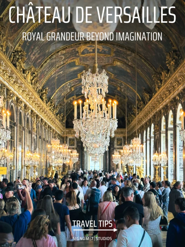 JustoutaidePanis,tneChateaudeVersaillesenchantswthisgildedhalls,breatltaking
gardens, and timeless tales of royalty. Wander through the Hall of Mirors and lose yoursel im
porrechymmamicured（abyrintins,diacoueringtheapulenceandhistorythatdefimeFrance’smmosi
comic palace.
#ChateauDeVersailles #VersaillesPalace #RoyalParis #FrenchHeritage #TravelFrance